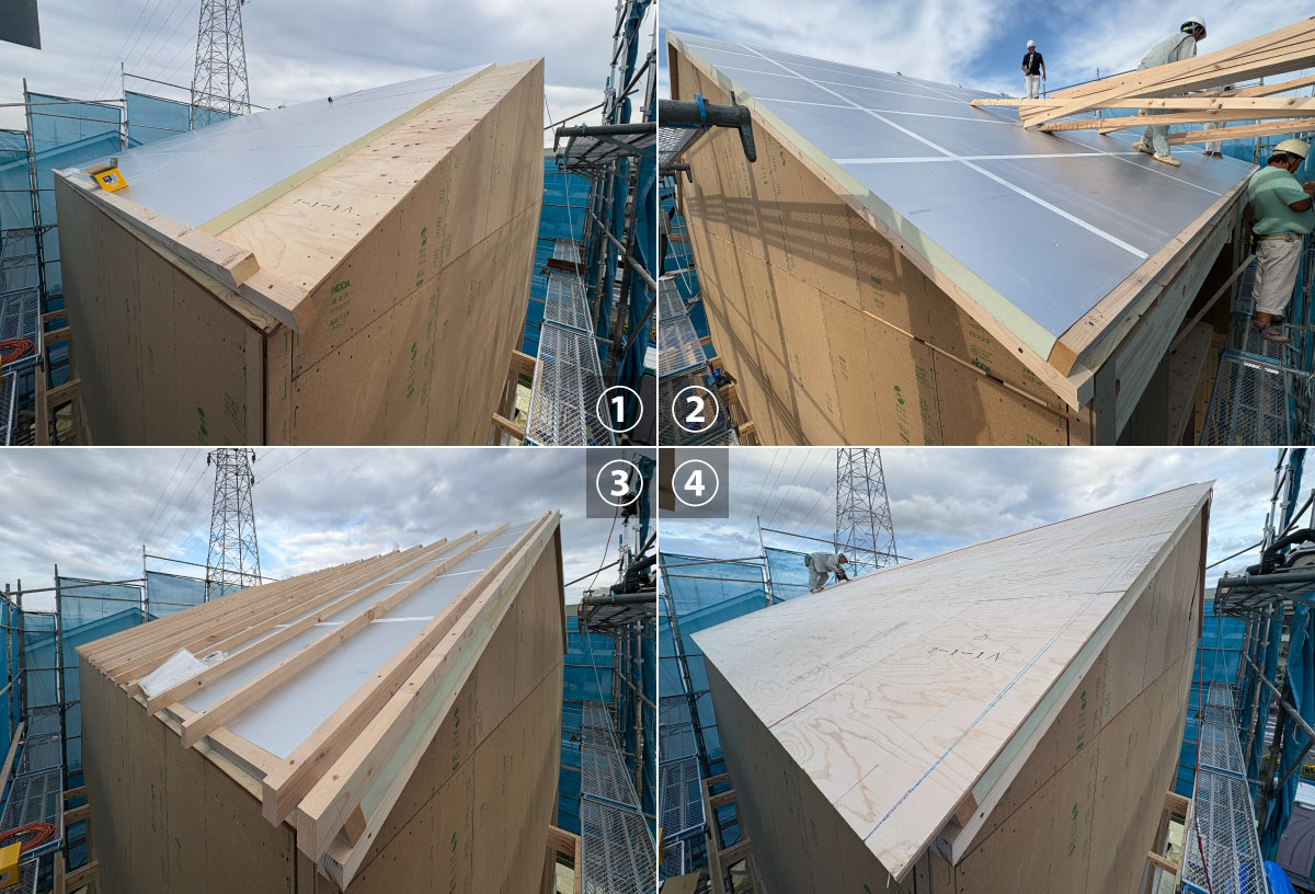 屋根の付加断熱工事