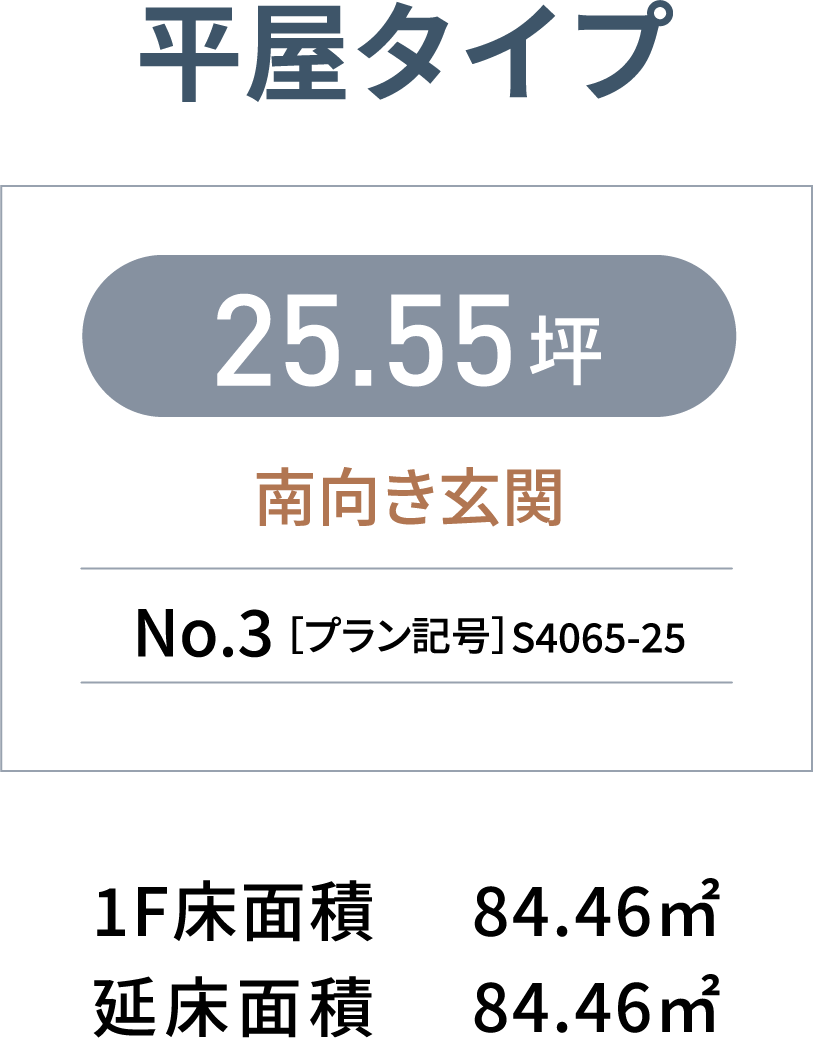 平屋タイプ