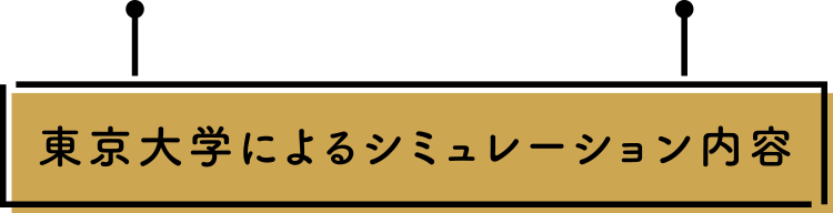 東京大学によるシミュレーション内容