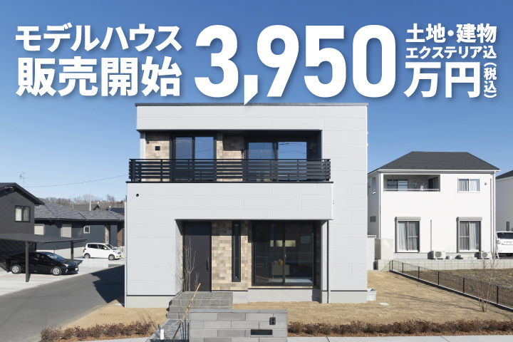 【極暖の家】【モデルハウス】開放的なスキップフロアの家